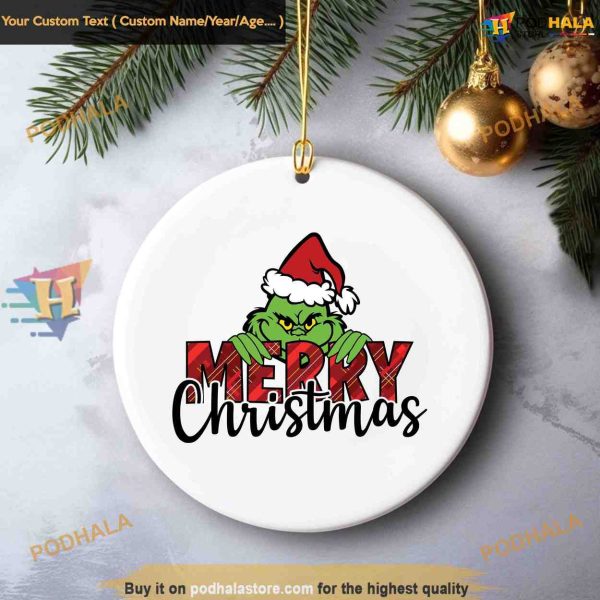 Merry Christmas Grinch Ornament, The Grinch Kids’ Holiday Gifts
