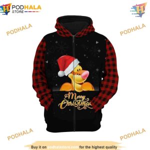 Merry Christmas Tigger Disney 3D Hoodie Trending Apparel 3
