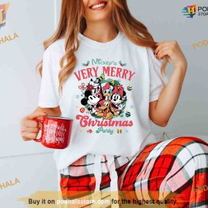 Merry Party 2023 Family Christmas Shirt Ideas, Disney Mickey & Minnie