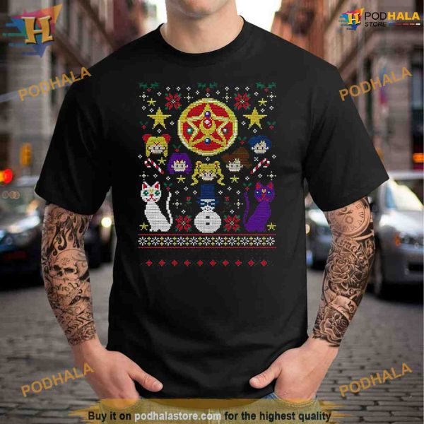 Merry Senshi Christmas Sailor Moon Shirt For Women Men