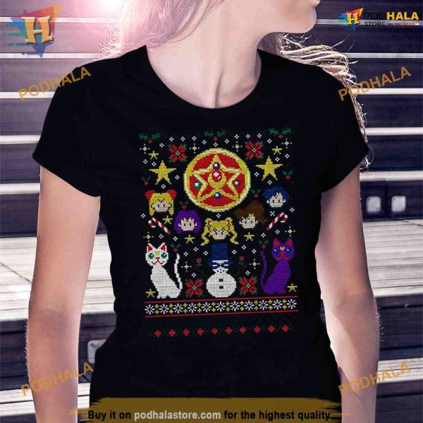 Merry Senshi Christmas Sailor Moon Shirt For Women Men