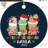 Merry Squishmas 2023 Ornament, Personalized Family Christmas Ornament, Squishmallow