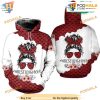 Messy Bun Wrestling Mom 3D Hoodie, Gift For Mother