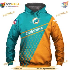 Miami Dolphins NFL Hoodie 3D, Budget NFL Merchandise Gift for Fan