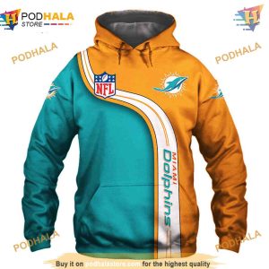 Miami Dolphins NFL Hoodie 3D, Cute NFL Merchandise Pullover