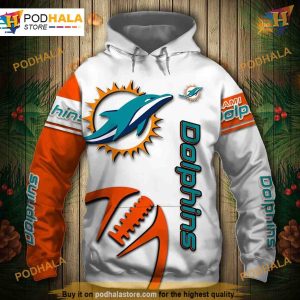 Miami Dolphins NFL Hoodie 3D Graphic, Low-Priced NFL Apparel