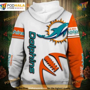 Miami Dolphins NFL Hoodie 3D Graphic Low Priced NFL Apparel 2