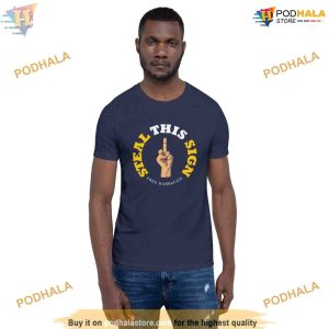 Michigan Sign Stealing Shirt Trending Football Fan Tee Go Blue 3