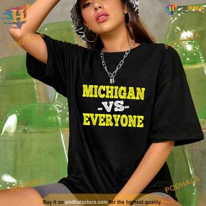 Michigan vs Everyone Vintage Shirt 2