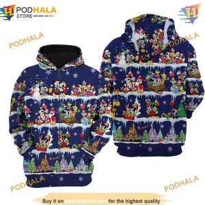 Mickey And Friends Christmas Disney 3D Hoodie Special Apparel 1