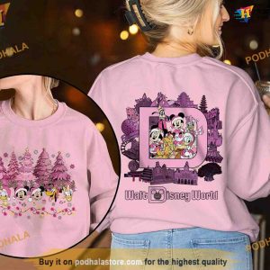 Mickey Disneyland Pink Christmas Shirt Funny Xmas Gifts 2
