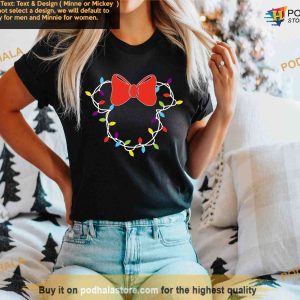Mickey Minnie Christmas Lights, Christmas Squad Crew, Disney Family Christmas Shirt