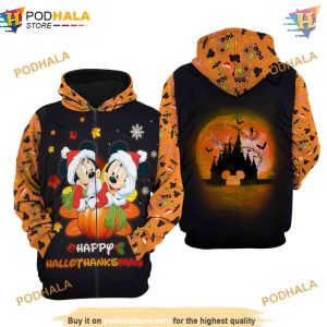 Mickey Minnie Hallothankmas Disney 3D Hoodie Unique Apparel 2