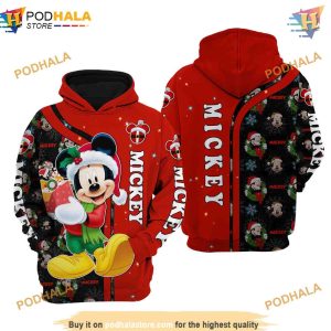 Mickey Mouse Christmas Disney 3D Hoodie Must Have Disney Gifts 2