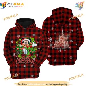 Mickey Mouse Christmas Disney Printed Hoodie Ultimate Apparel 2