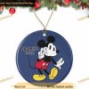 Mickey Mouse Peace Out Ornament, Classic 2023 Disney Christmas Decor