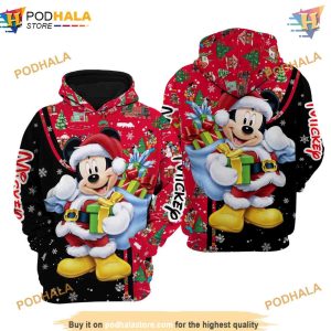 Mickey Mouse Red Christmas Disney 3D Hoodie Ultimate Disney Gifts 2