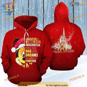 Mickey Xmas Quote 3D Hoodie, Creative Christmas Gifts