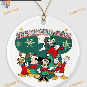 Mickey and Friends Ornament, 2023 Disney Christmas Ornament for Celebration