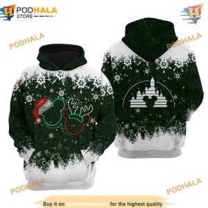 Mickey and Minnie Mouse Christmas Disney 3D Hoodie, Superb Gifts