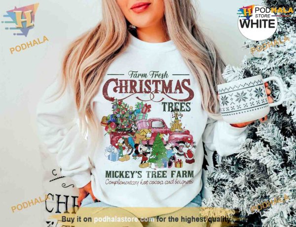 Mickey’s Tree Farm Shirt, Best Family Christmas Gifts, Very Merry Sweatshirt