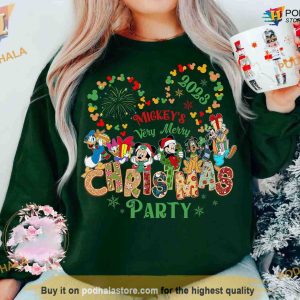 Mickeys Very Merry Christmas Party 2023 Shirt Disneyland Vacation Gift 2