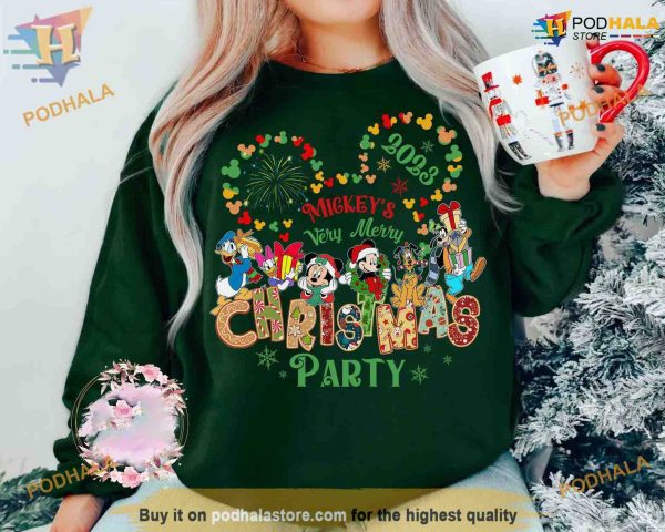 Mickey’s Very Merry Christmas Party 2023 Shirt, Disneyland Vacation Gift