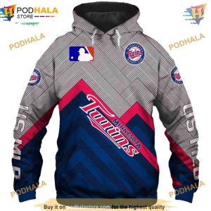 Minnesota Twins 3D Hoodie Affordable Baseball Sweatshirt for Fans 1
