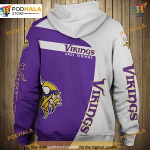 Minnesota Vikings Cheap 3D Sweatshirt NFL Apparel Gift 2
