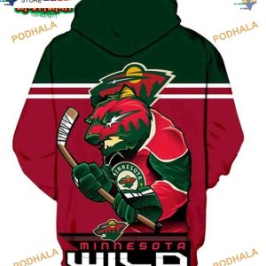 Minnesota Wild 3D Hoodie Ultra cool Long Sleeve Fan Gifts 2