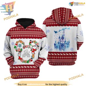 Minnie Disney Xmas Unisex Hoodie, Creative Christmas Gifts