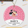 Minnie Mouse 2023 First Christmas Ornament, Disney Ornament for Newborns
