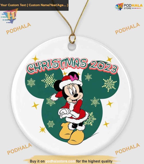 Minnie’s Xmas Magic Ornament, 2023 Disney Decorative Ornament