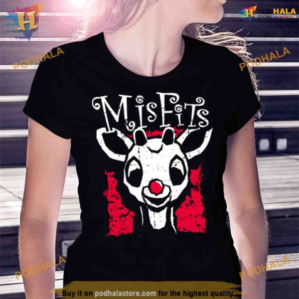 Misfits Of Christmas Town Rudolph The Red Nosed Reindeer Shirt For Women Men