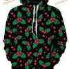 Mistletoe Kisses 3D Hoodie, Creative Xmas Gift