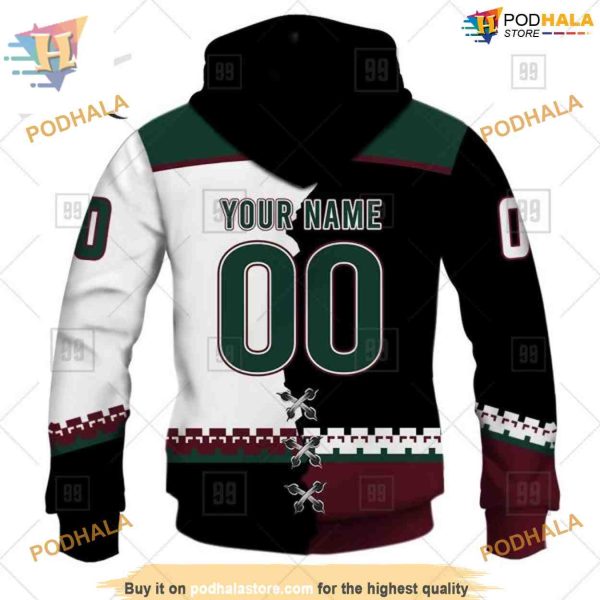 Mix Jersey 2023 Style NHL Arizona Coyotes Hoodie 3D, Personalized Arizona Coyotes Gear