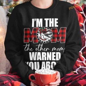 Mom Warning Christmas Tee, Best Family Christmas Gifts