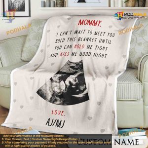 Mommy To Be Gift From Bump, New Mom Blanket, Mothers Day Pregnancy Gift