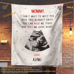 Mommy To Be Gift From Bump New Mom Blanket Mothers Day Pregnancy Gift 3