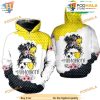 Momofboth Baseball, Soccer Mom Messy Bun 3D Hoodie, Gift For Mother