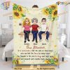 Mother's Day Reminder, Personalized Fleece Blanket, Funny Xmas Gifts