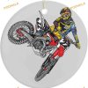 Motocross Bike Custom Ornament 2023, Friends Christmas Ornaments, Xmas Decor