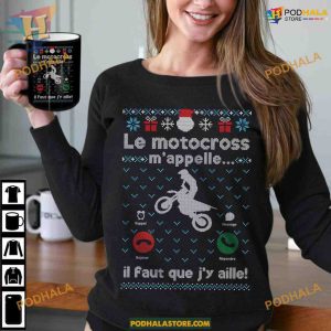 Motocross Christmas Shirt, Matching Family Xmas Shirt