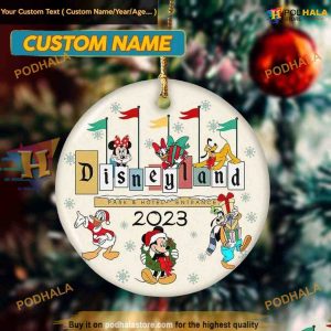 Mouse Magic Personalized Christmas Ornament, Disneyland 2023 Memories