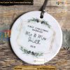 Mr & Mrs First Christmas Married Personalized Ornament