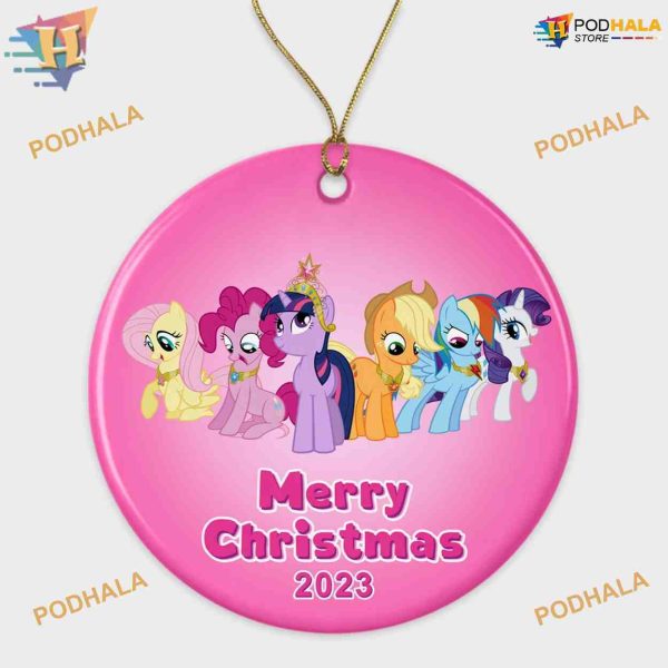 My Little PoNy Christmas Ornament, Ornament Gift for Kid, Friend, Fans