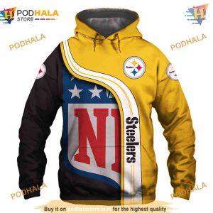 NFL Fan Essential Pittsburgh Steelers 3D Hoodie Pullover Sweatshirt 1
