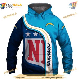 NFL Fans Los Angeles Chargers 3D Hoodie Pullover Sweatshirt 1