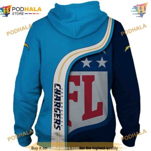 NFL Fans Los Angeles Chargers 3D Hoodie Pullover Sweatshirt 2