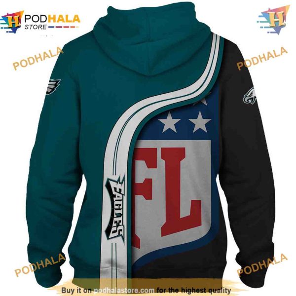NFL Fans’ Philadelphia Eagles 3D Hoodie Sweatshirt, Eagles Gifts